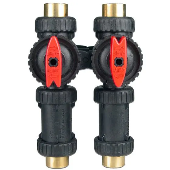 BYPASS PLASTICO PARA ABLANDADORES CLACK