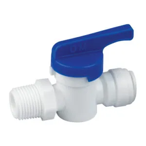 LLAVE DE PASO ACOPLE RAPIDO ROSCA MACHO 1/4, 3/8, 1/2