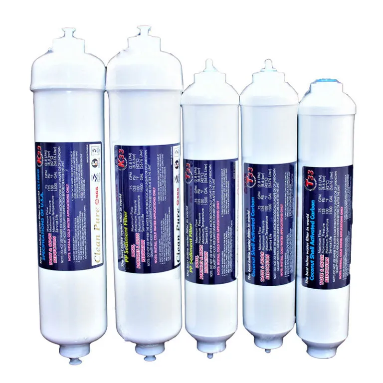 FILTROS IN-LINE PARA PURIFICACIÓN DE AGUA T33 PARA USO INDUSTRIAL