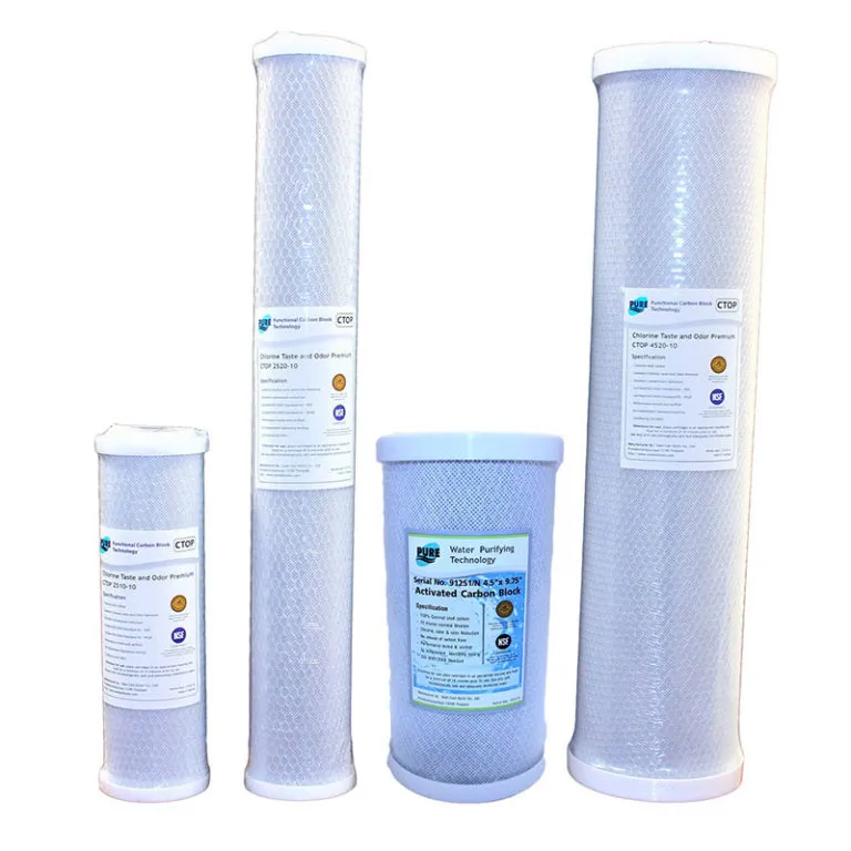 FILTRO DE CARBÓN EN BLOQUE PARA PURIFICACIÓN DE AGUA INDUSTRIAL
